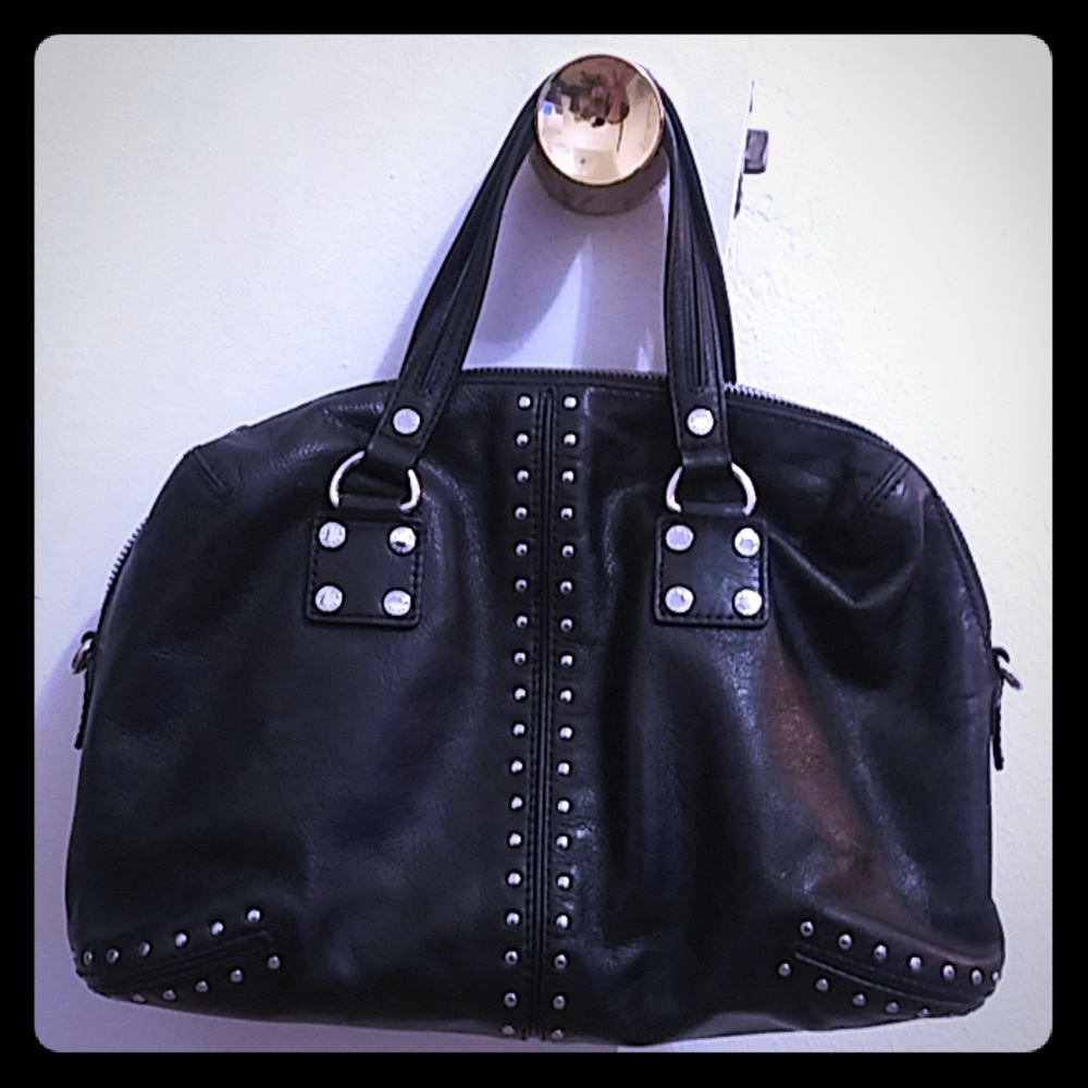 Large leather mk  Astor bag